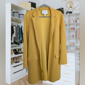 Carolina Belle Montreal Open Trench Coat‎ in Mustard